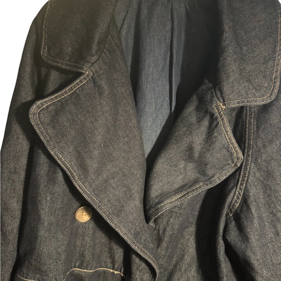 Free People | Denim Car Coat - Picture 4 of 6